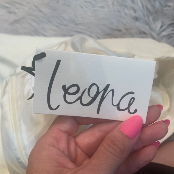 Leona by Lauren Leonard Womens Dress Size 6 Ivory Wool Gold Button Josephine New - Picture 5 of 10